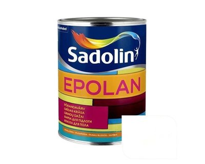 Краска на водной основе Sadolin Epolan, белый, 1 л. 19103 фото