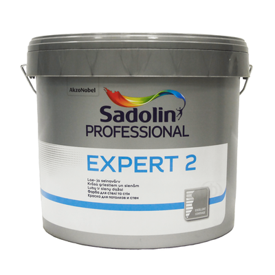 Краска латексная Sadolin Expert 2, белый, 10 л., глубокоматовый 27079 фото