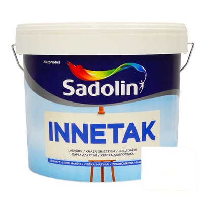 Фарба для стелі Sadolin Innetak, білий, 10 л. 37078 фото