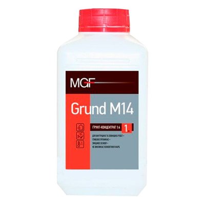Грунт-концентрат MGF Grund M14 (1:4), 1 л, Прозорий 66807 фото