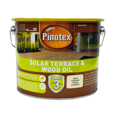 Масло для террас и садовой мебели Pinotex Solar Terrace Oil, 2,33 л, Бесцветный, Матовый 71288 фото
