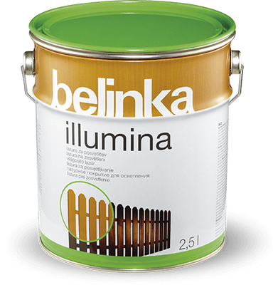 Лазурь бесцветная для древесины Belinka Illumina, 0,75 л, желтый 12713 фото