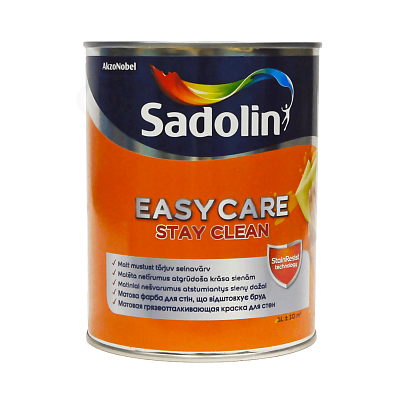 Фарба брудовідштовхувальна акрилова Sadolin EasyCare, 1 л, білий 1910331560 фото