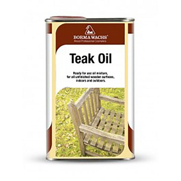 Олія тикова Borma Wachs TEAK OIL, 0,1 л.(на розлив), Безбарвний, Шовковисто-матовий 55696 фото