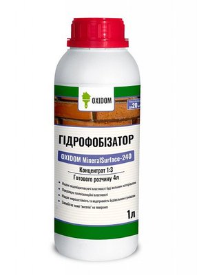 Гидрофобизатор OXIDOM MineralSurface-240, 1 л, бесцветный 233442905 фото