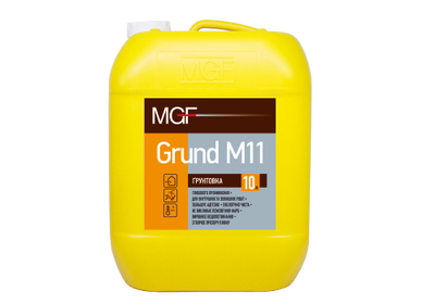 Грунтовка глубокопроникающая для внутренних и наружных работ MGF Grunt M11, 1 л, прозрачный 193494793 фото