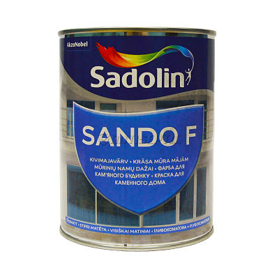 Фарба фасадна Sadolin Sando F, 1 л, білий 652215810 фото