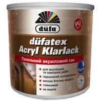 Лак панельний акриловий Dufa Dufatex Acryl Klarlack, 0,75 кг, матовий 38993 фото