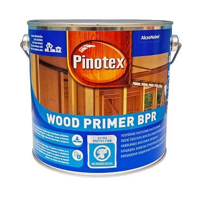 Грунтовка для дерева Pinotex Wood Primer BPR биоцидная, 10 л, бесцветный 5359821 фото