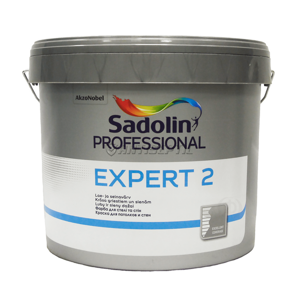 Краска латексная Sadolin Expert 2, 10 л, белый 2707931594 фото