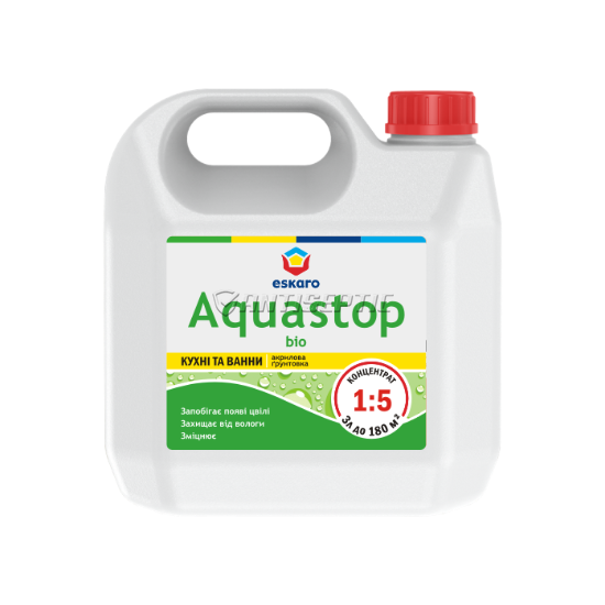 Антиплесневая Eskaro Aquastop Bio, 1 л, бесцветный 3194525715 фото