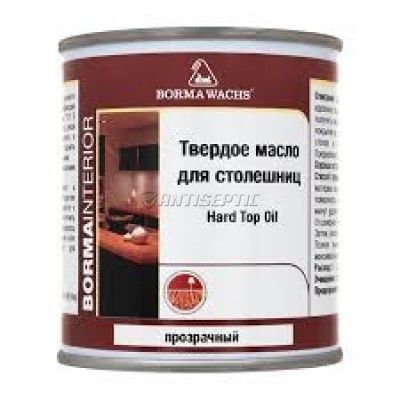 Масло с матовым эффектом Borma Wachs Hard Top Oil Natural, 1 л (на розлив) 42981 фото