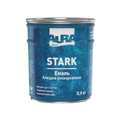 Емаль універсальна алкідна Aura STARK, 0,9 кг, бежевий, напівматовий 3671232012 фото