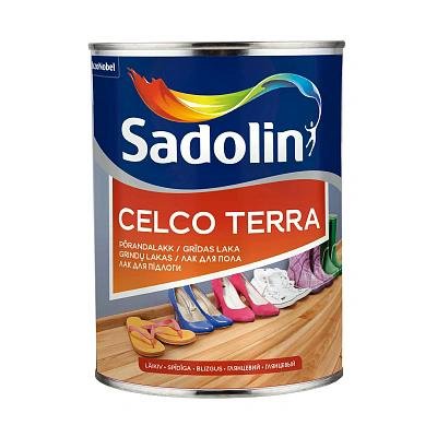 Лак для підлоги Sadolin Celco Terra, 1 л, безбарвний, глянсовий 443256031 фото