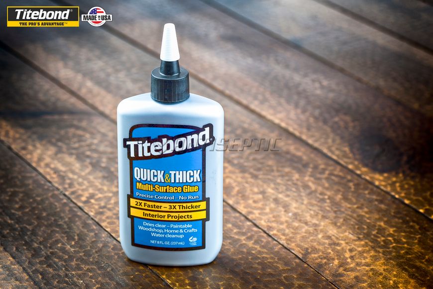 Клей для дерева Titebond Quick & Thick Multi-Surface Glue, 237 мл, Maxima білий 4176241763 фото