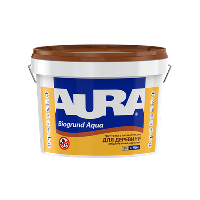 Грунтовка для древесины Aura Biogrund Aqua, 0,75 л, прозрачный 5829825557 фото