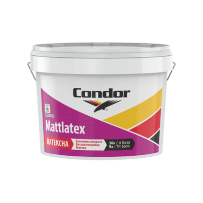 Фарба латексна інтер'єрна Condor Mattlatex, 2,5 л 39581 фото