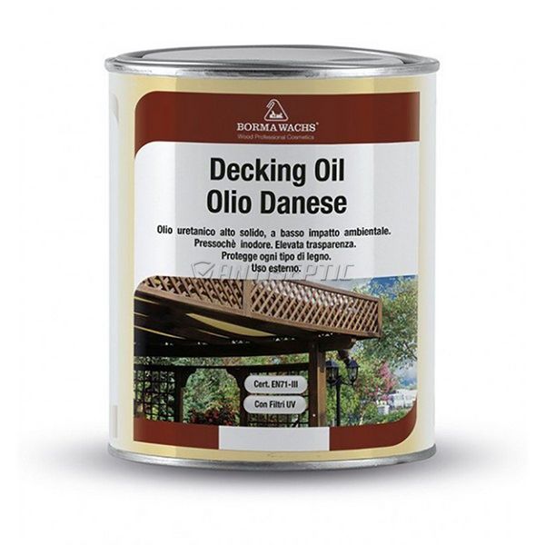 Олія данська Borma Wachs Decking oil- Danish oil, 0,1 л (на розлив), безбарвний 68392 фото