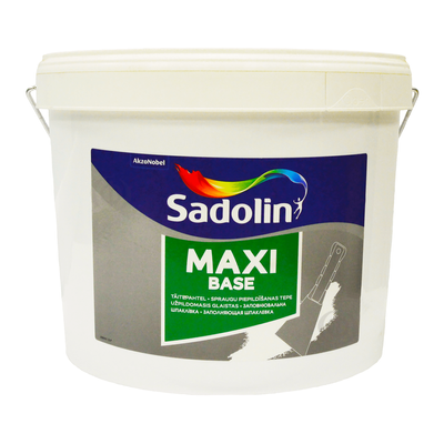 Шпаклівка заповнююча Sadolin Maxi Base, сірий, 10 л., матовий 89960 фото
