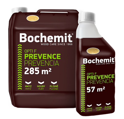 Антисептик, що не вимивається для всіх видів деревини Bochemit OPTI F, 1 кг, коричневий 39783 фото