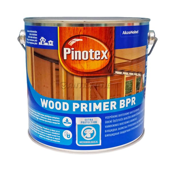 Грунтовка для дерева Pinotex Wood Primer BPR, 2,5 л, безбарвний 1903972 фото