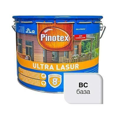 Лазур для захисту деревини Pinotex Ultra Lasur, 3 л, безбарвний, напівглянсовий 4740182718619 фото