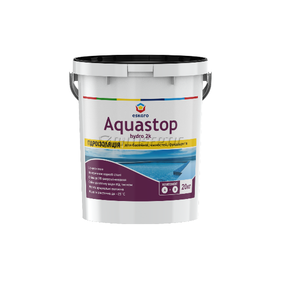 Гідроізоляція Eskaro Aquastop Hydro 2К, 20 кг 43024 фото