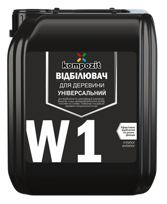 Відбілювач для деревини Kompozit W1, 1 л, безбарвний, матовий 11291 фото