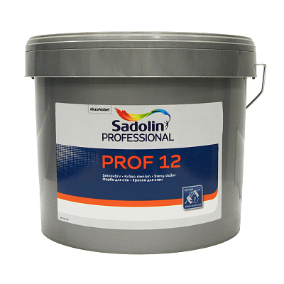 Краска для стен и потолков Sadolin PROF 12, 2,5 л, белый 885365884 фото