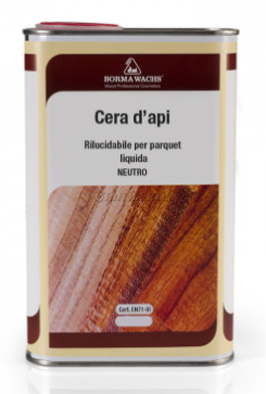 Воск паркетный Borma Wachs Parquet Beeswax, 1 л, бесцветный 3946 фото