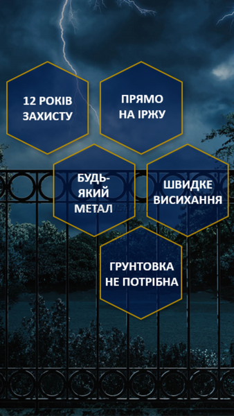 Захисна фарба 3 в 1 по металу на водній основі Hammerite Ultima, 0,7 л, антрацитово-сіра, глянцева 5774718 фото