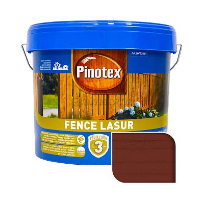 Пропитка для дерева Pinotex Fence, 2,5 л, красное дерево 38321 фото